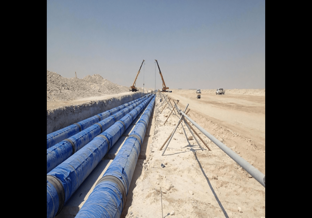 Water pipe line project